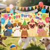 WADORN Puppy Photo Banner for Party Decoration view 1