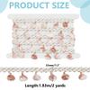 WADORN 1.8m 33mm Shell Fringe Trim view 2