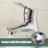 Cold/Hot Water Indicator Labels | Replacement Part for Faucet view 3