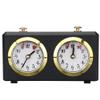 Srliya Chess Timer, Lightweight Portable Quartz Chess Clock for International and Chinese Chess, No Batteries Required, Black Plastic, 15 x 5.5 x 9 cm view 1