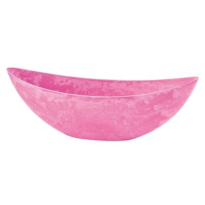 Klocke Boat-Shaped Planter / Decorative Bowl (Pink, 39 x 10 x 12.5 cm)