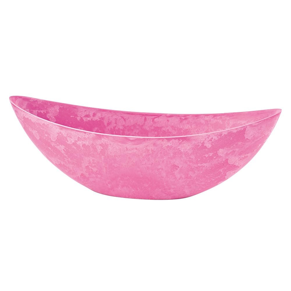 Klocke Boat-Shaped Planter / Decorative Bowl (Pink, 39 x 10 x 12.5 cm)