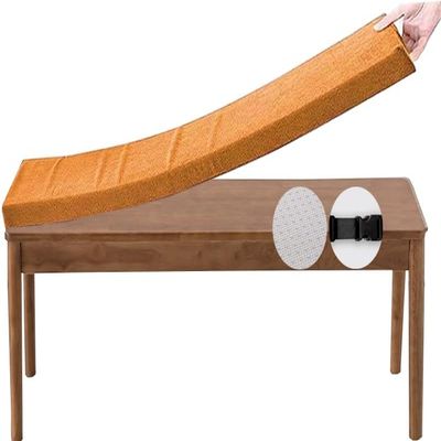 Orange Bench Cushion, 60 x 40 x 5 cm