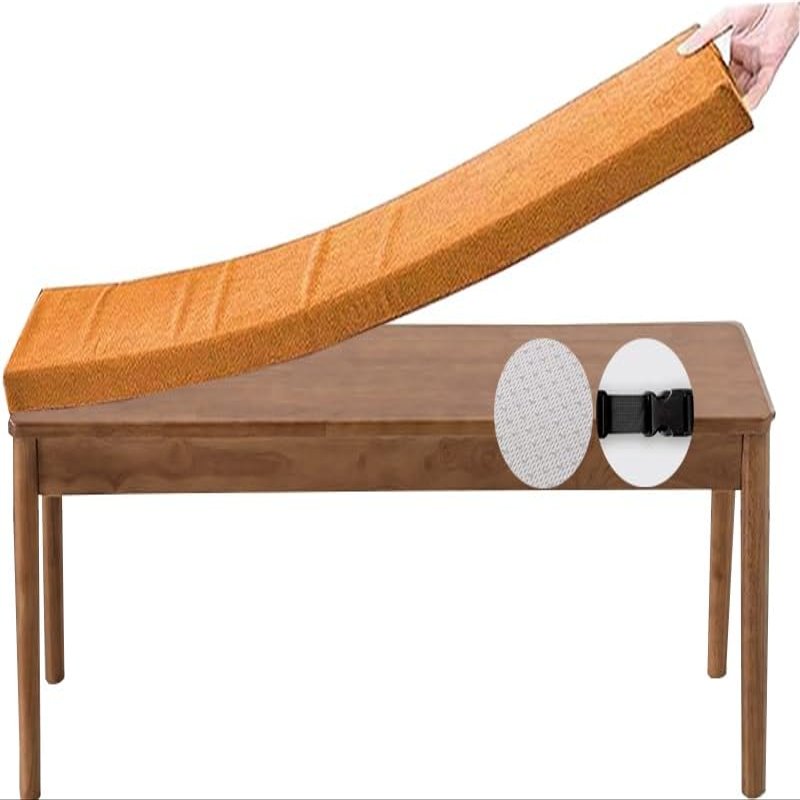 Orange Bench Cushion, 60 x 40 x 5 cm