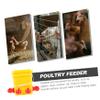 Automatic Chick Feeder, PE, 12 L, Yellow, 1 Set view 2