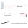 ERSINIAN Wall-Mounted Reference Display System, 10 Pockets, A3 Landscape, Red view 2
