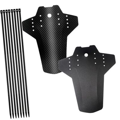 FOYTOKI Front and Rear Mountain Bike Fenders, Durable Plastic, Splash-Resistant, Easy to Install