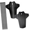 FOYTOKI Front and Rear Mountain Bike Fenders, Durable Plastic, Splash-Resistant, Easy to Install view 1