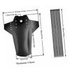 FOYTOKI Front and Rear Mountain Bike Fenders, Durable Plastic, Splash-Resistant, Easy to Install view 2
