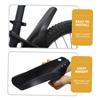 FOYTOKI Front and Rear Mountain Bike Fenders, Durable Plastic, Splash-Resistant, Easy to Install view 4