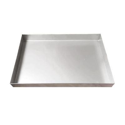 Rectangular Stainless Steel Water Collection Drip Tray, 80 x 110 cm (32 x 43 in)