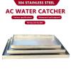 Rectangular Stainless Steel Water Collection Drip Tray, 80 x 110 cm (32 x 43 in) view 2