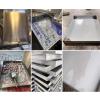 Rectangular Stainless Steel Water Collection Drip Tray, 80 x 110 cm (32 x 43 in) view 3