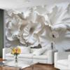 GIVLWF 3D Floral Wallpaper, Raised-Flower Wall Mural for Bedroom and Living Room view 1