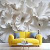 GIVLWF 3D Floral Wallpaper, Raised-Flower Wall Mural for Bedroom and Living Room view 4