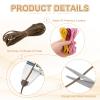 PATIKIL Leather Cord 3mm x 5.5 Yards Flat Faux Leather Ribbon view 3
