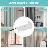 Mixnexorad Curtain Rod Holders for Interior Mounting view 4