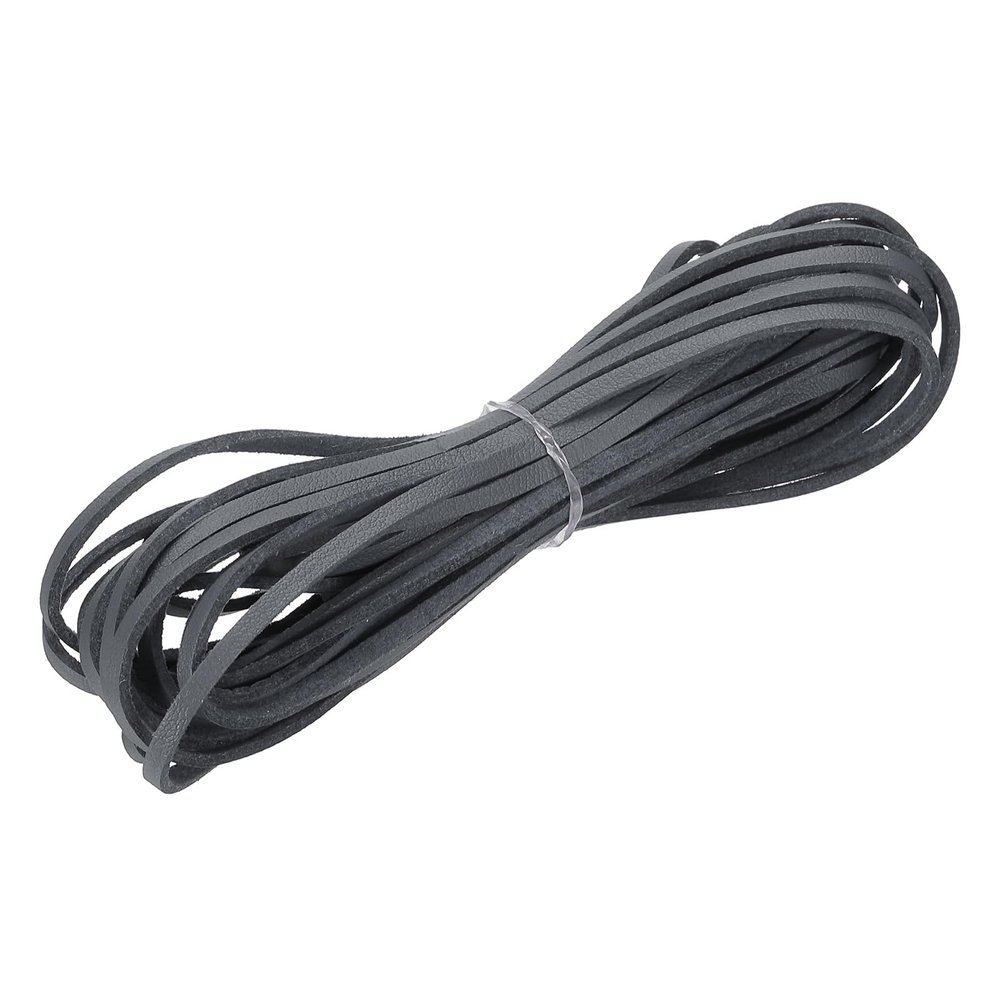 PATIKIL Leather Cord 3mm x 5.5 Yards Flat Faux Leather Ribbon