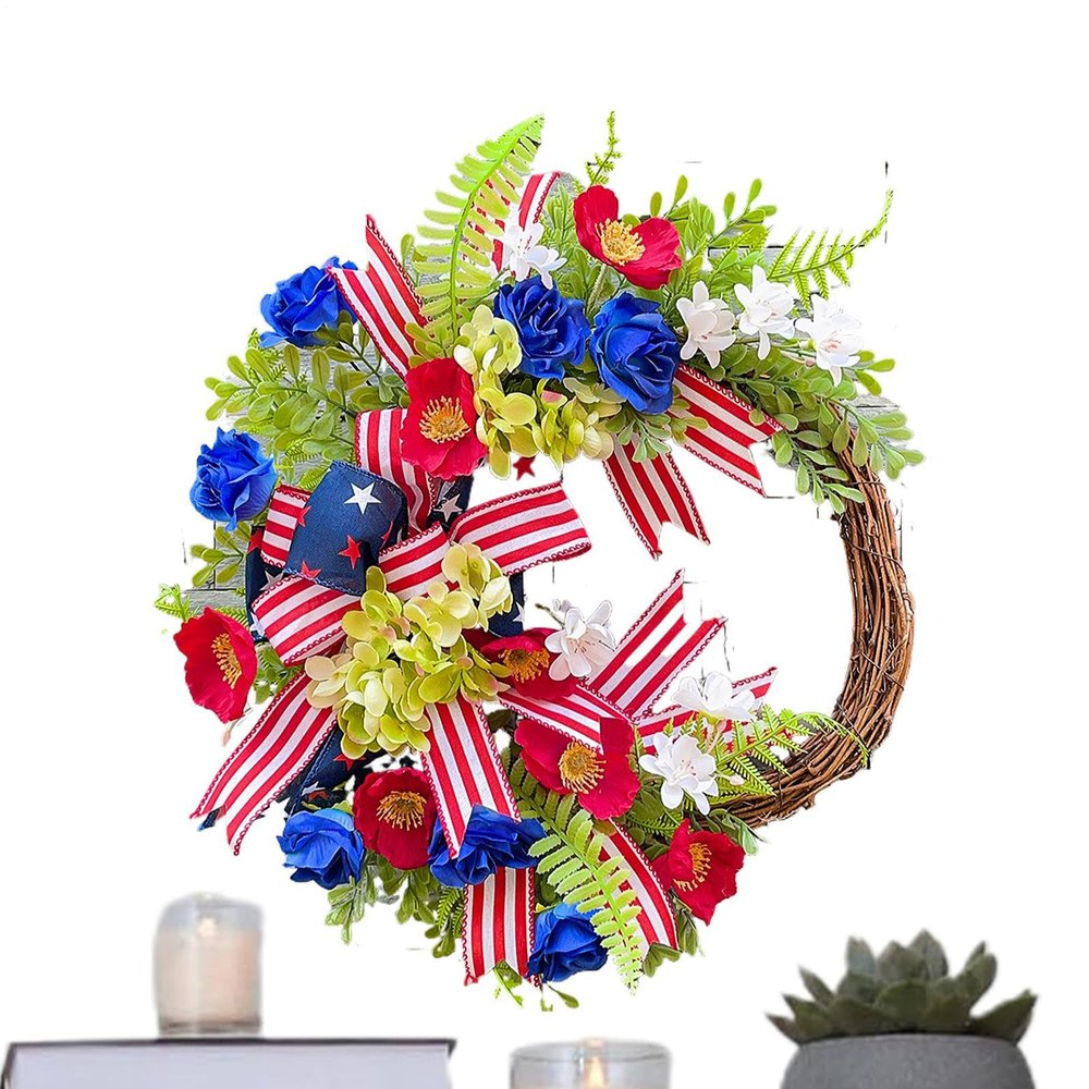 Patriotic Red-White-Blue 250 Flag Decoration