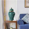 Antique-Style Ceramic Ginger Jar Vase with Gold Accent, H60 cm view 4