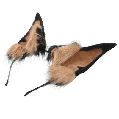 MUCKLILY Realistic Doberman Dog Ears Headband for Adults