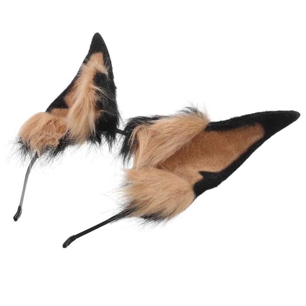 MUCKLILY Realistic Doberman Dog Ears Headband for Adults