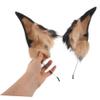 MUCKLILY Realistic Doberman Dog Ears Headband for Adults view 4