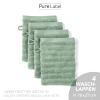 Pure Label Washcloths, 4-Piece Set, 4 x 16 x 21 cm, 100% Cotton, Soft, Sage Green view 3