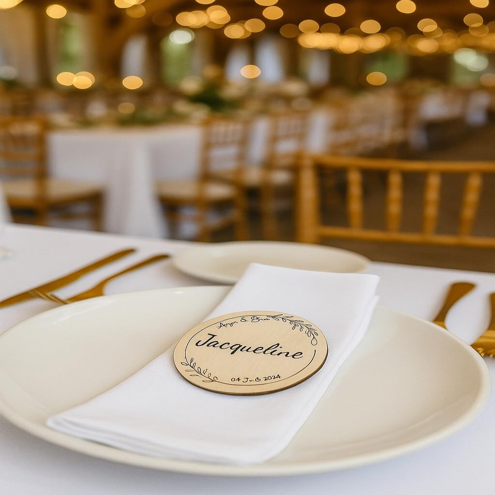 Personalized Wooden Place Cards