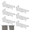 Byeaon Curtain Rod Brackets for Interior Mounting view 1