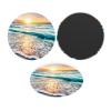 FZGGWYHL Round Acrylic Refrigerator Magnet, Ocean Sunrise view 2