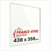 438 x 358 x 4 mm SCHOTT ROBAX Fireplace Stove Glass, Replacement Pane, Heat-Resistant up to 800°C view 1