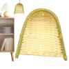 Woven Dustpan | Woven & Mini Broom Set - Creative Room Decor for Living Room, Bedroom, and Household view 1