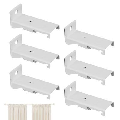 Ceiling Mount Curtain Rod Bracket Set