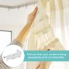 Ceiling Mount Curtain Rod Bracket Set view 2