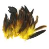 Wholesale 50 pcs 4-7 inch Chicken Feathers for Home, Yellow view 2