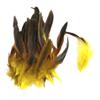 Wholesale 50 pcs 4-7 inch Chicken Feathers for Home, Yellow view 3