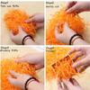 QUXVUIS Easter Grass, Recyclable, Shredded Paper, Fluorescent Orange view 3
