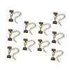 Holibanna 10 Pack Iron End Caps for Jewelry Making view 1
