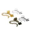 Holibanna 10 Pack Iron End Caps for Jewelry Making view 2