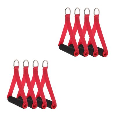 ifundom 2 Sets of Fitness Handles for Resistance Bands, Ergonomic Non-Slip Training Handles for Cable Machines, Strength Training and Rehabilitation, 4 pcs × 2