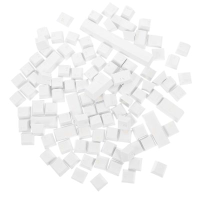 PBT Keycaps for Mechanical Keyboard, 1 Set, White