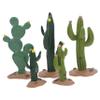 Cabilock 3 Sets of Artificial Cacti, Realistic Plastic Cactus Figures for Home and Office Decor, Simulated Plants for Sand Tables, Mini Landscapes and Creative Arrangements, 5 Pieces x 3 view 3