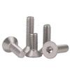 Flat-Head Hex Socket Screws, 304 Stainless Steel, Multiple Sizes, 200+ Pieces (M10 x 55 mm, 2 pcs) view 1