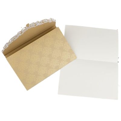 UJEDFHV 50 Laser-Cut Wedding Invitations with Diamond Design, Blue
