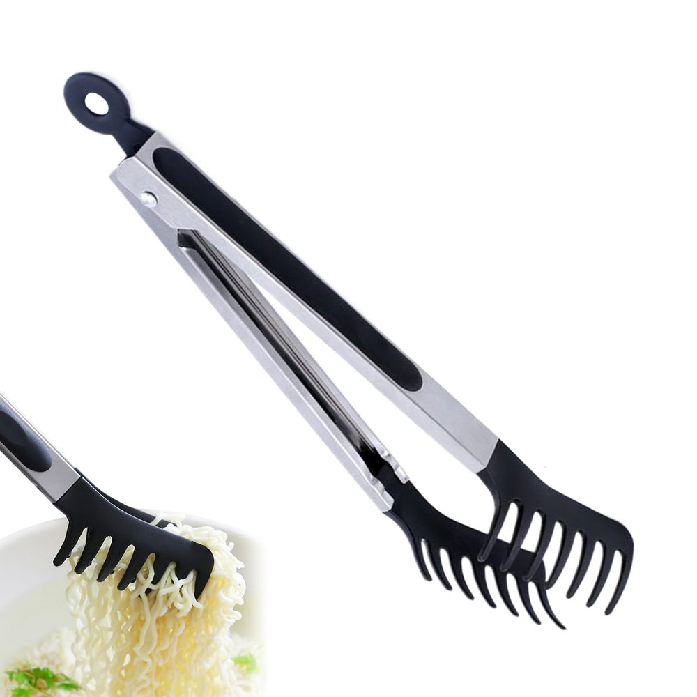 Spaghetti Tongs | Heat-Resistant Silicone Tongs