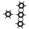 SHINEOFI 4-Pack Utility Pump Replacement Impellers for Water Pumps view 1