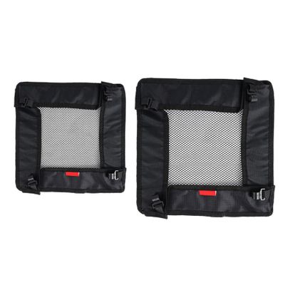 Toyvian 2-Piece Foldable Outdoor Mesh Storage Bags for Folding Tables, Breathable and Easy to Clean, for Camping and Picnics