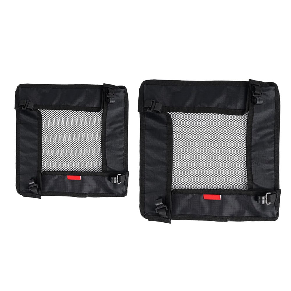 Toyvian 2-Piece Foldable Outdoor Mesh Storage Bags for Folding Tables, Breathable and Easy to Clean, for Camping and Picnics