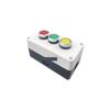 1-Piece LA38 Button Box Switch, Green Button, Waterproof Industrial Start/Stop Control, Single-Hole Position view 1